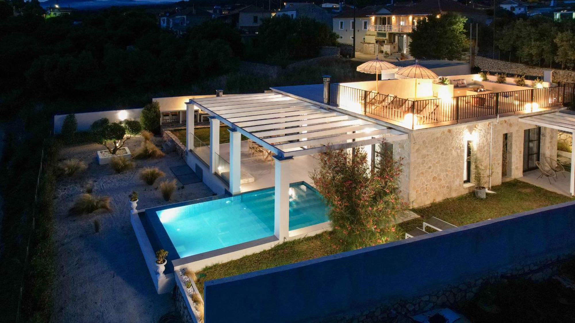 Luz Blanca Villa Agios Leon Exterior photo